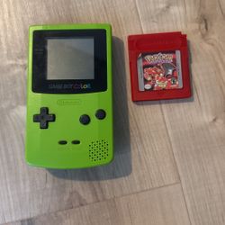 Game Boy Color And Pokemon Red