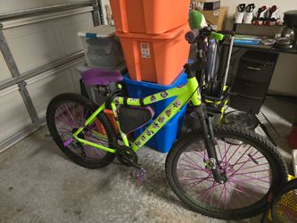 Joker themed Mountain Bike