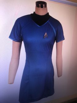 Star Trek into the darkness Marcus blue cosplay fleet dress with pin sizes XL and XXL