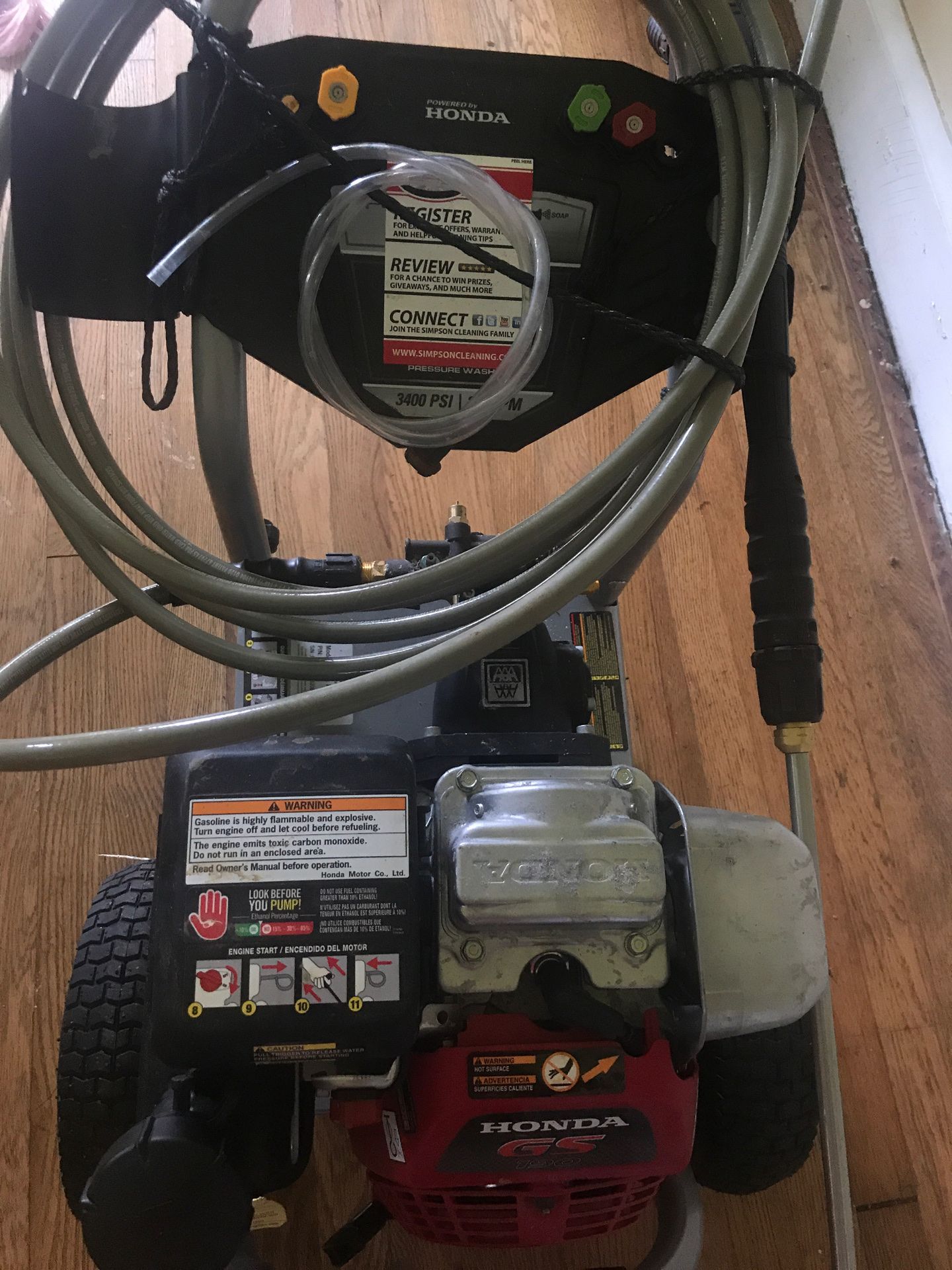 pressure washer 3400 psi