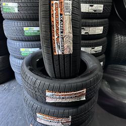 SET OF FOUR NEW TIRES 225/60/18 ARROYO GRANDSPORT A/S INCLUDING MOUNT AND BALANCE, ASK ME FOR SIZES AND BRANDS