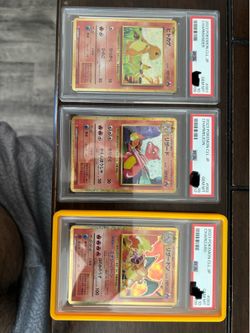 PSA 10 Charmander Charmeleon Charizard 003/032 CLL Set Pokemon Card Classic JP