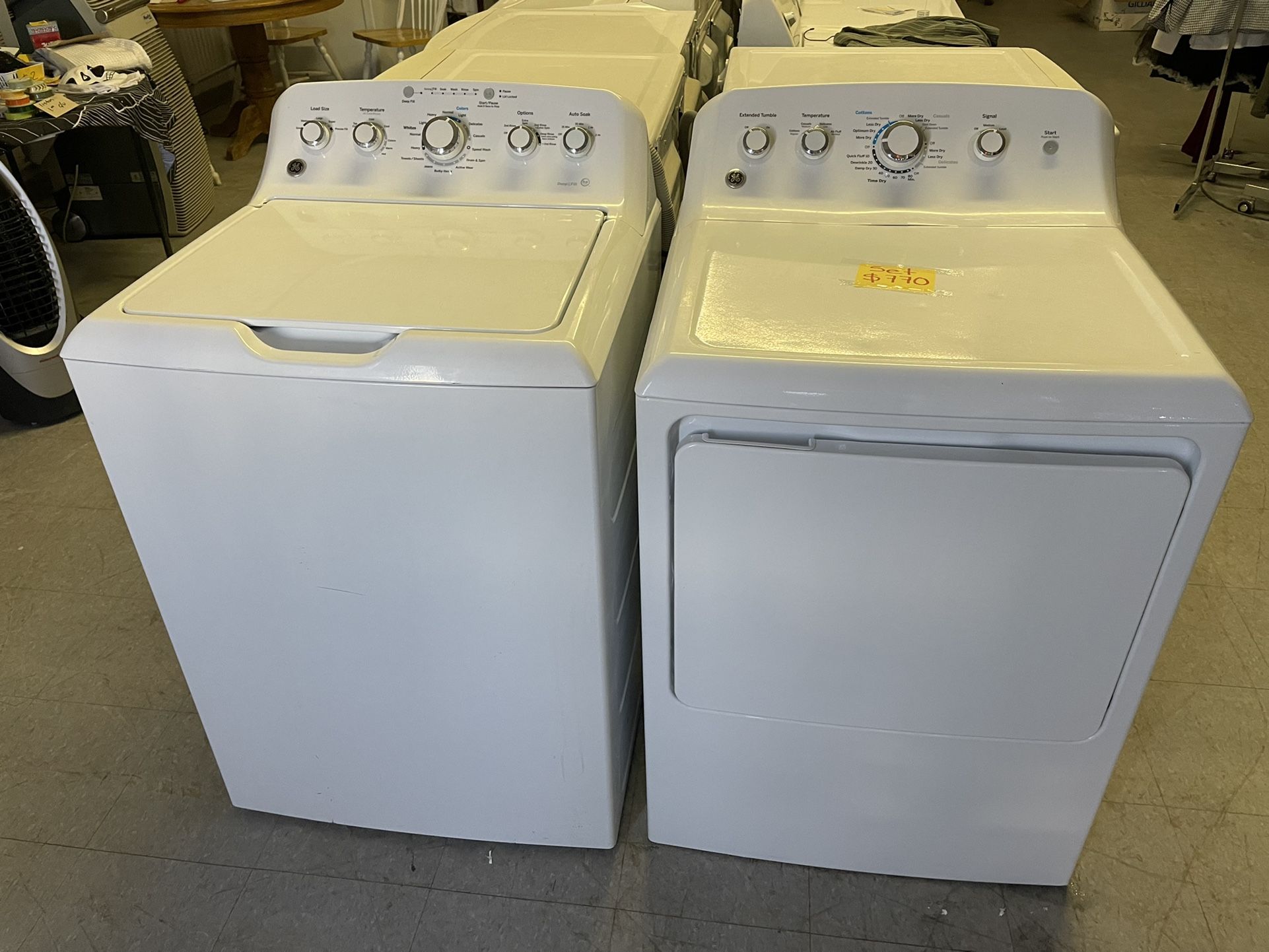 Set Lavadora Y Secadora GE