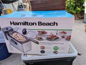 Hamilton Beach Family Size 12 cup deep fryer