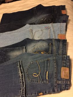 Brand name jeans