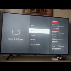 50” Amazon fire TV