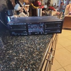 KENWOOD stereo Double Cassette Deck KX_79 CW