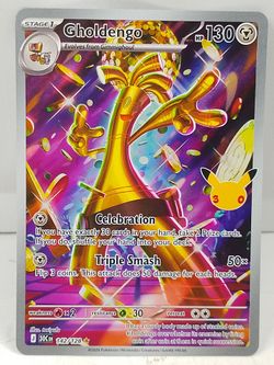Pokemon TCG Gholdengo 142/128 30th Celebration Illustration Rare (IR)