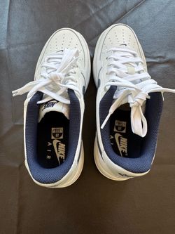 NEW Nike Air Force 1 Boys Size 6Y White/Midnight Navy w/ Box