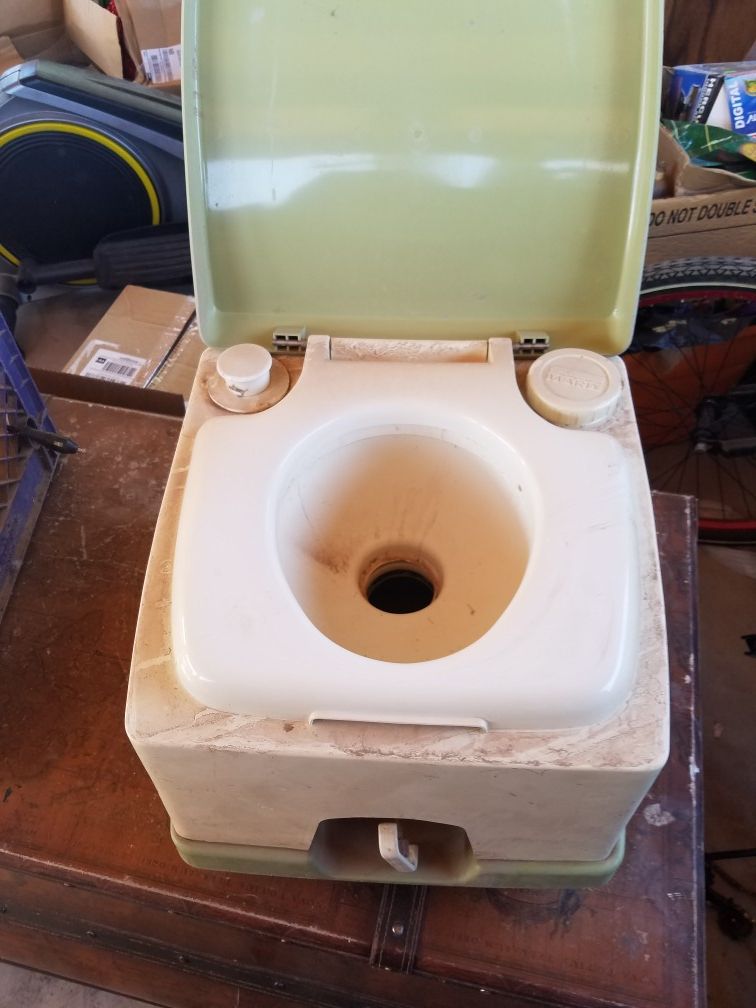 Camping or boat toilet