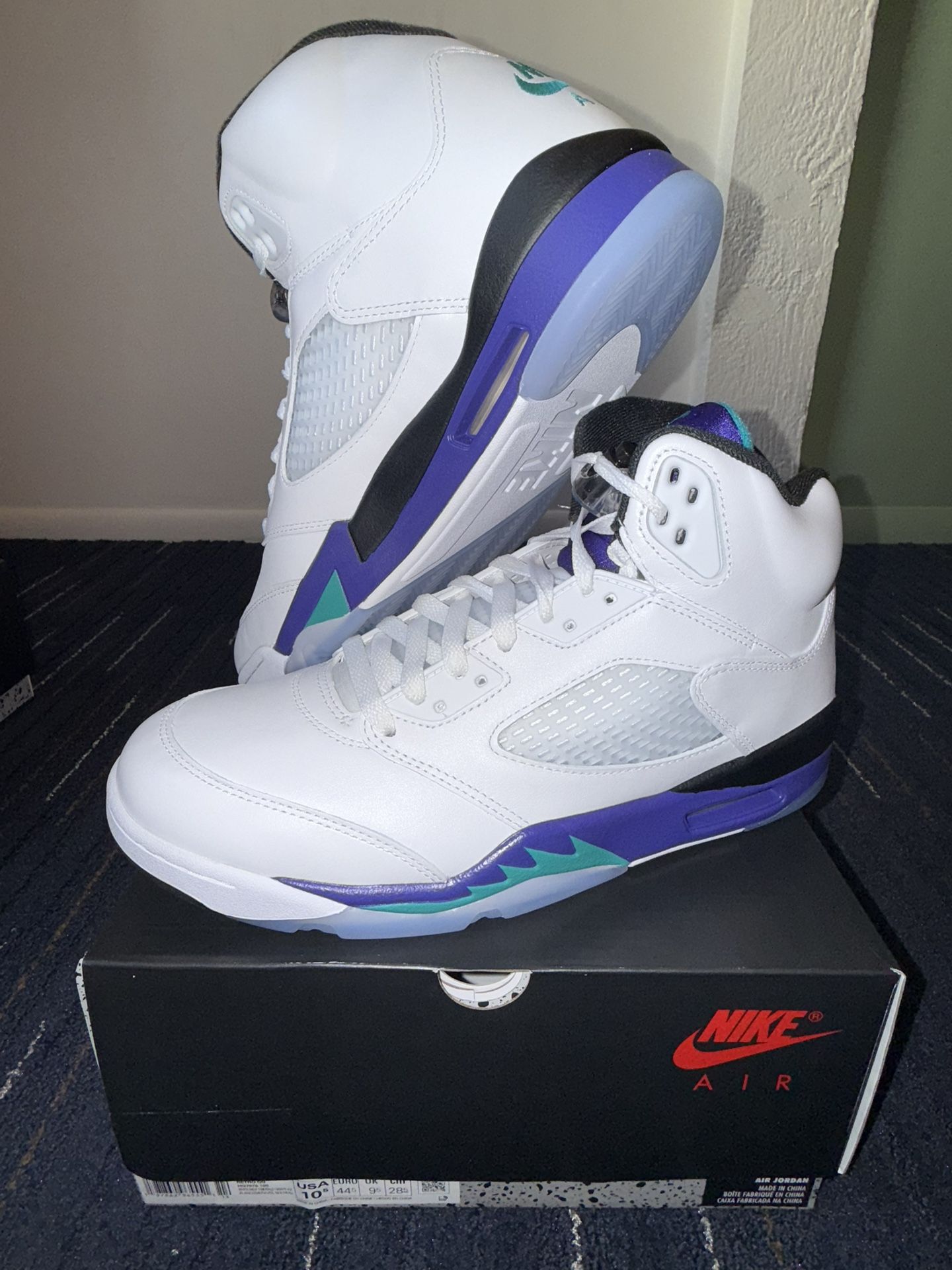 Jordan Retro 5 Grape Size 10.5