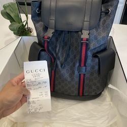 Gucci Men’s Backpack W/ Receipt! 