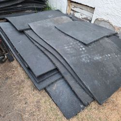 3/4" and 1/2" rubber workout mats , horse stall mats