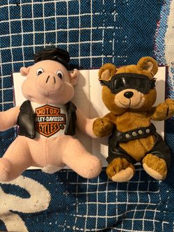 Harley Davidson biker plush
