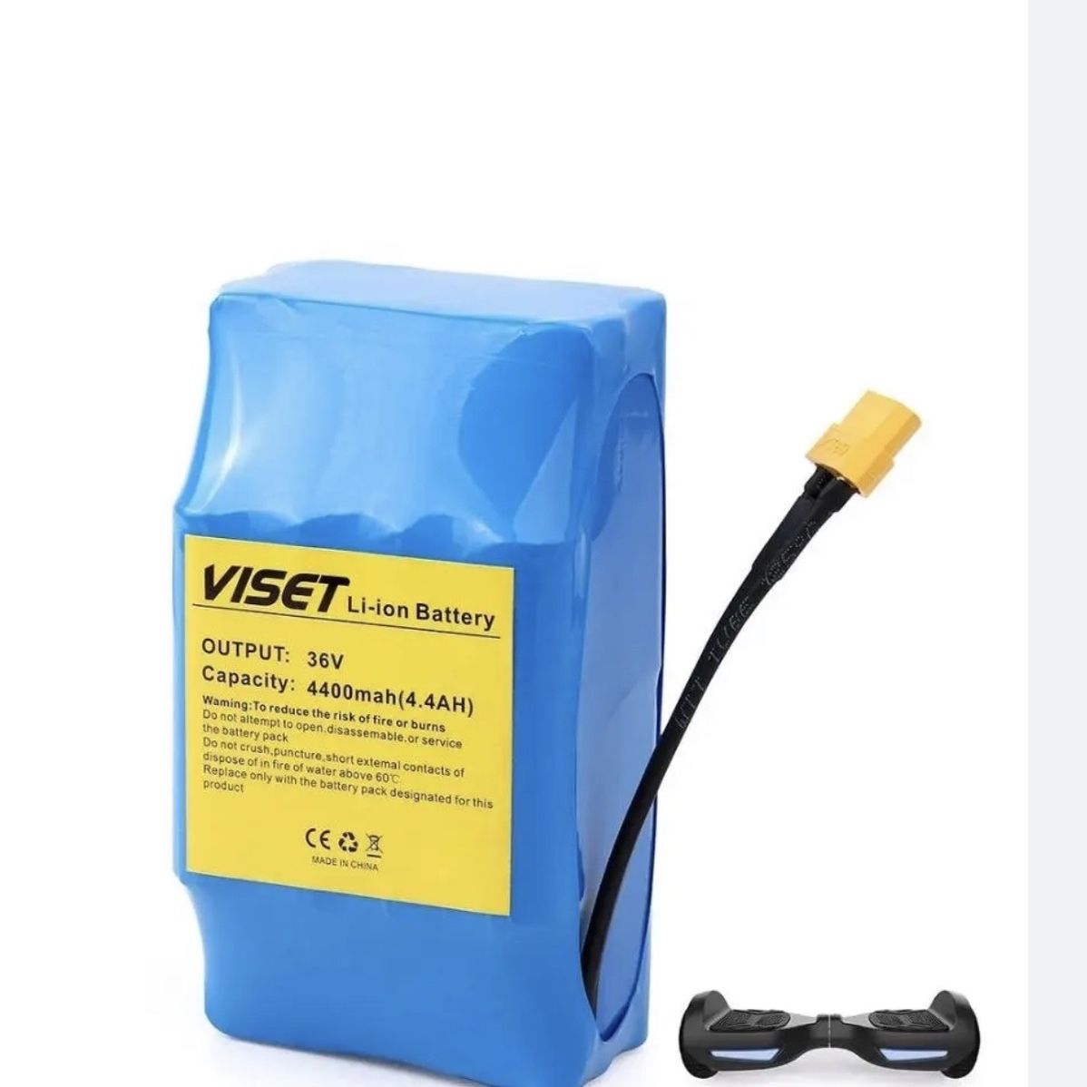 VISET  4.4Ah 4400mah 36v Lithium Battery Pack For  2 wheel Smart Eectric Scooter