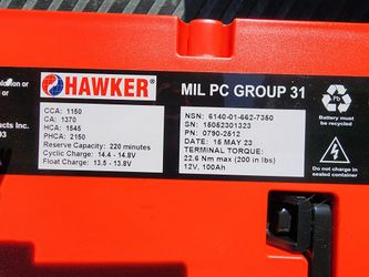 Enersys Hawker Battery