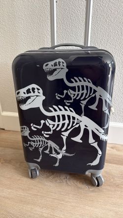 Kids Dinosaur Rolling Suitcase
