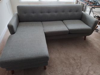 Bettie Steel Gray Sectional Sofa