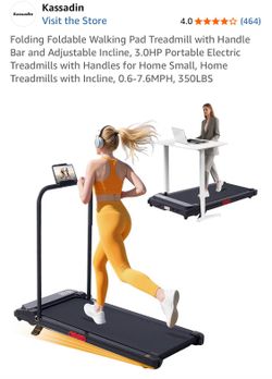 Kassadin foldable treadmill brand new