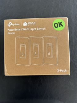 Kasa Wifi Light Switch - 3 Pack- Brand New