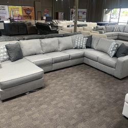 Large Grey Sectional 