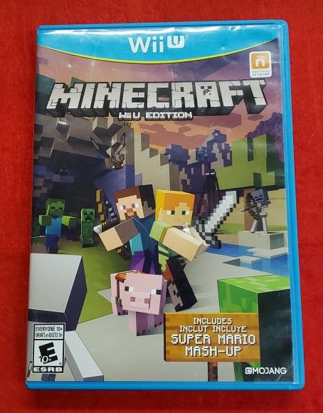 Minecraft Wii U Edition Video Game For Nintendo Wii U - Working 