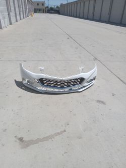16 to 18  front bumper and grille chevrolet cruce (oem)