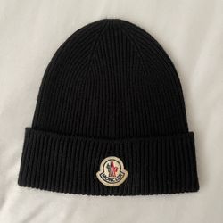 Black Moncler Beanie