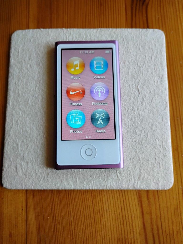 Apple iPod Nano A1446 7th Generation 16GB Pink+Black $95 EACH
 Excellent Condition