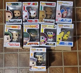 Funko pop lot 9 pops