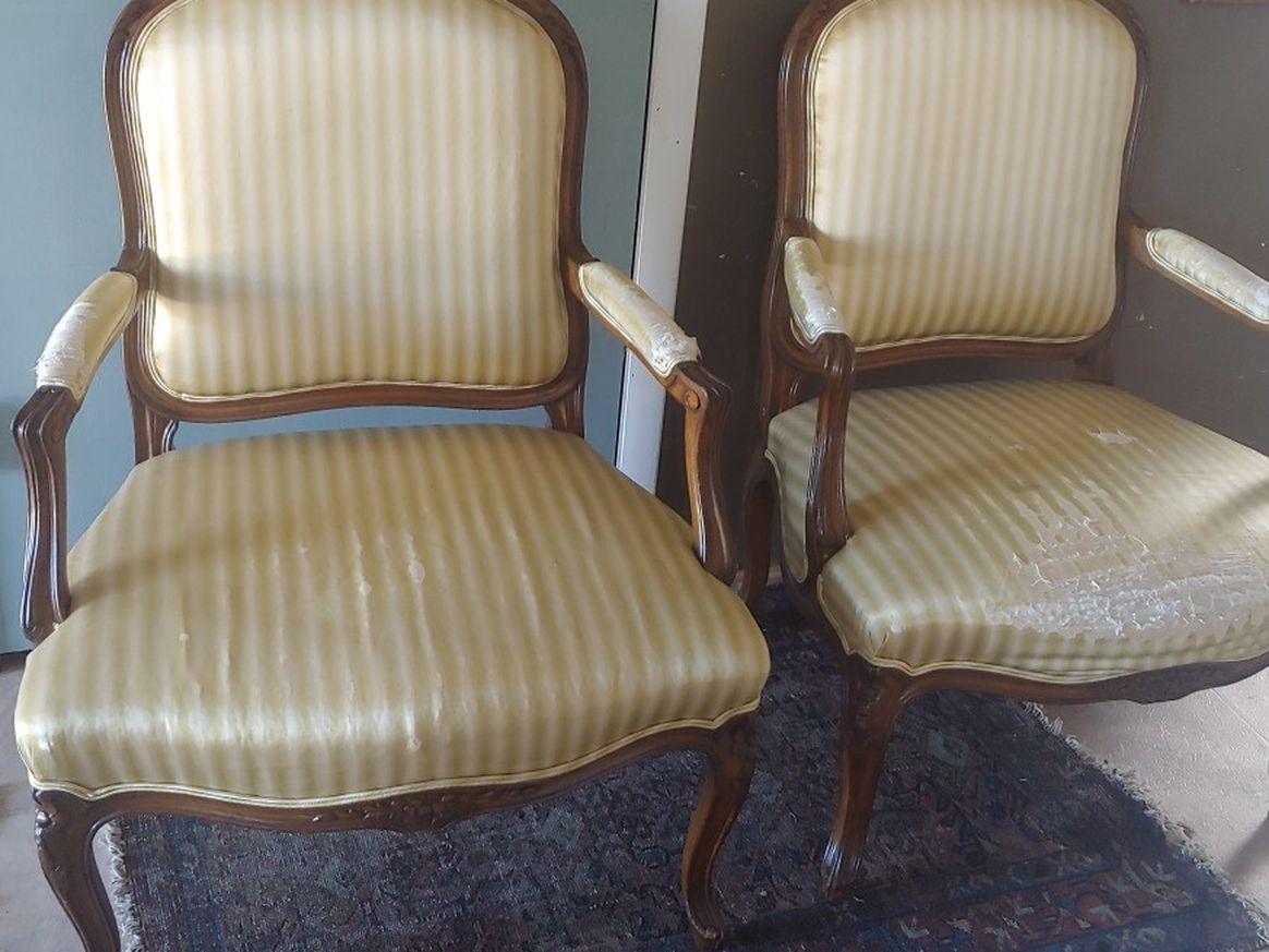 Apair French chair