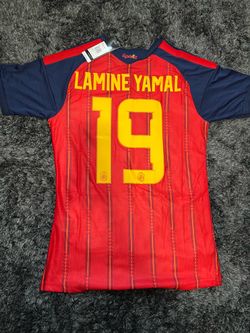 Official Spain/Lamine Yamal World Cup Soccer Champion Home Jersey