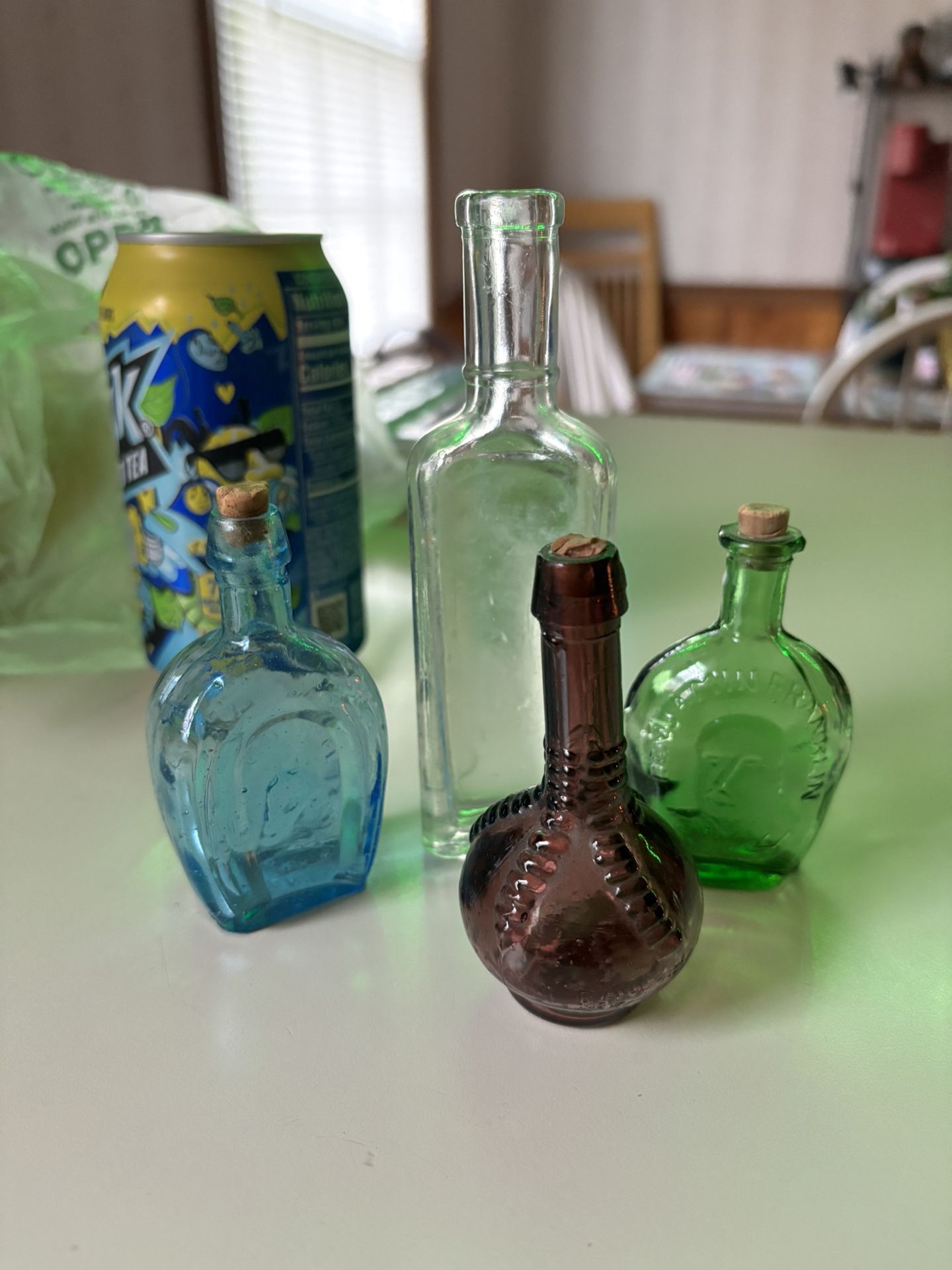 Vintage Mini Glass bottles 