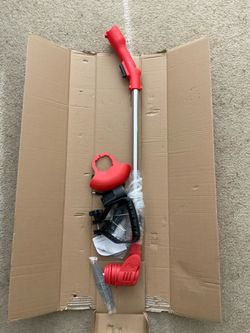 Portable electric weed wacker