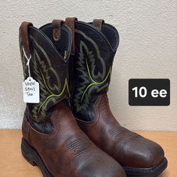 Ariat Work Boots Sz 10 ee  COMPOSITE TOE