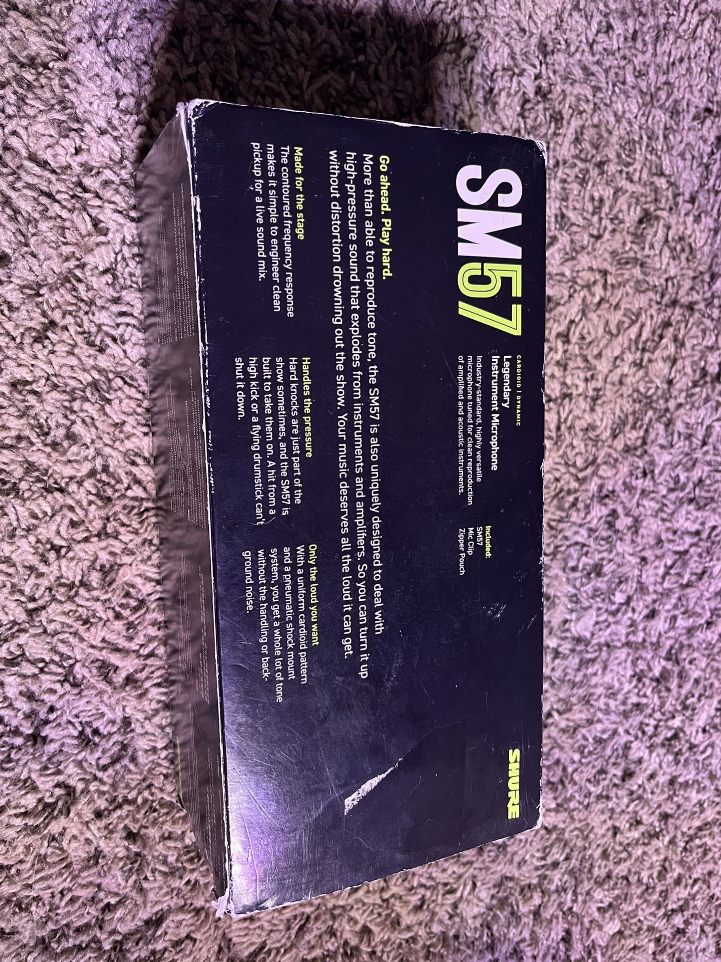 Shure SM57 Dynamic Instrument Microphone