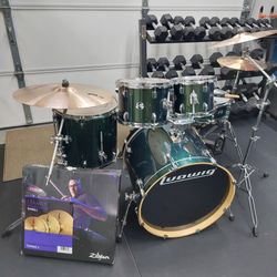 Ludwig Element Evolution 5-Piece Complete Drum Set Batería **Located In Upland**