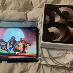 Apple iPad Air 5th Gen 64GB 10.9” Like New! Charger Included. Silver