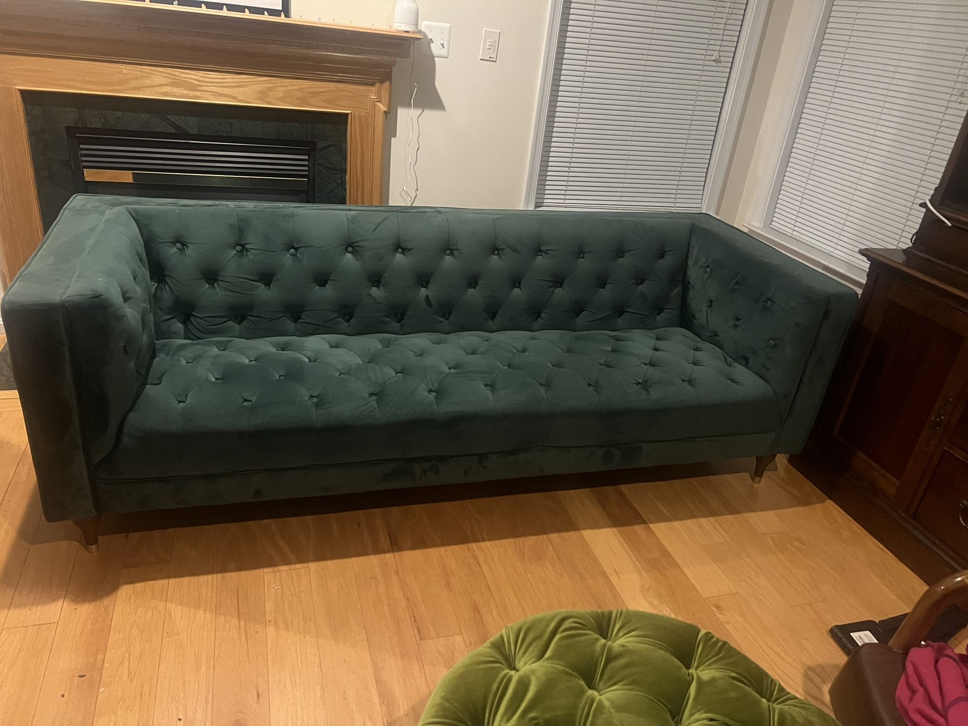 Dark Green Couch