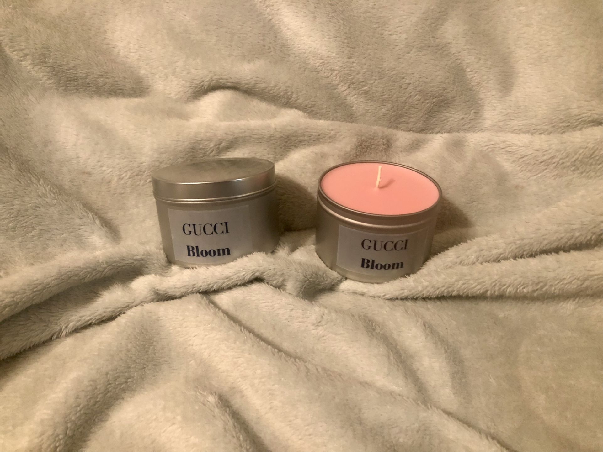 Two Gucci Bloom Scent Candles