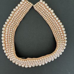 Vintage 50s Miranda Japan  Faux Pearl Necklace Collar