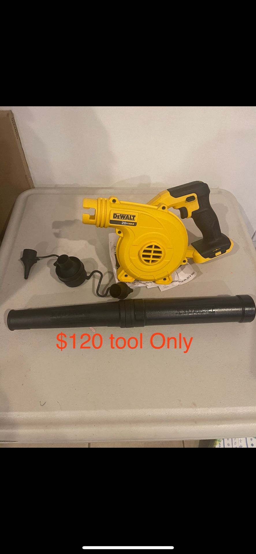 Dewalt Blower 20v, $120 Firm Price Tool Only Pick Up In Van Nuys