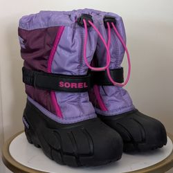 Sorel Kids' Flurry Waterproof Snow Boot Size US 13 EUR 31 CM 18