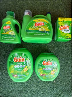 Gain Laundry Detergent Premium Bundle