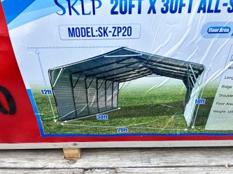 20x30 inclosed carport new