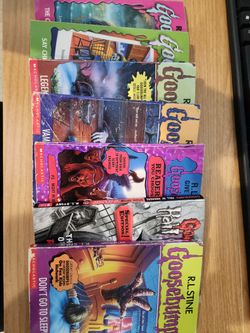 R.L. Stine Goosbumps Series Books, Used.