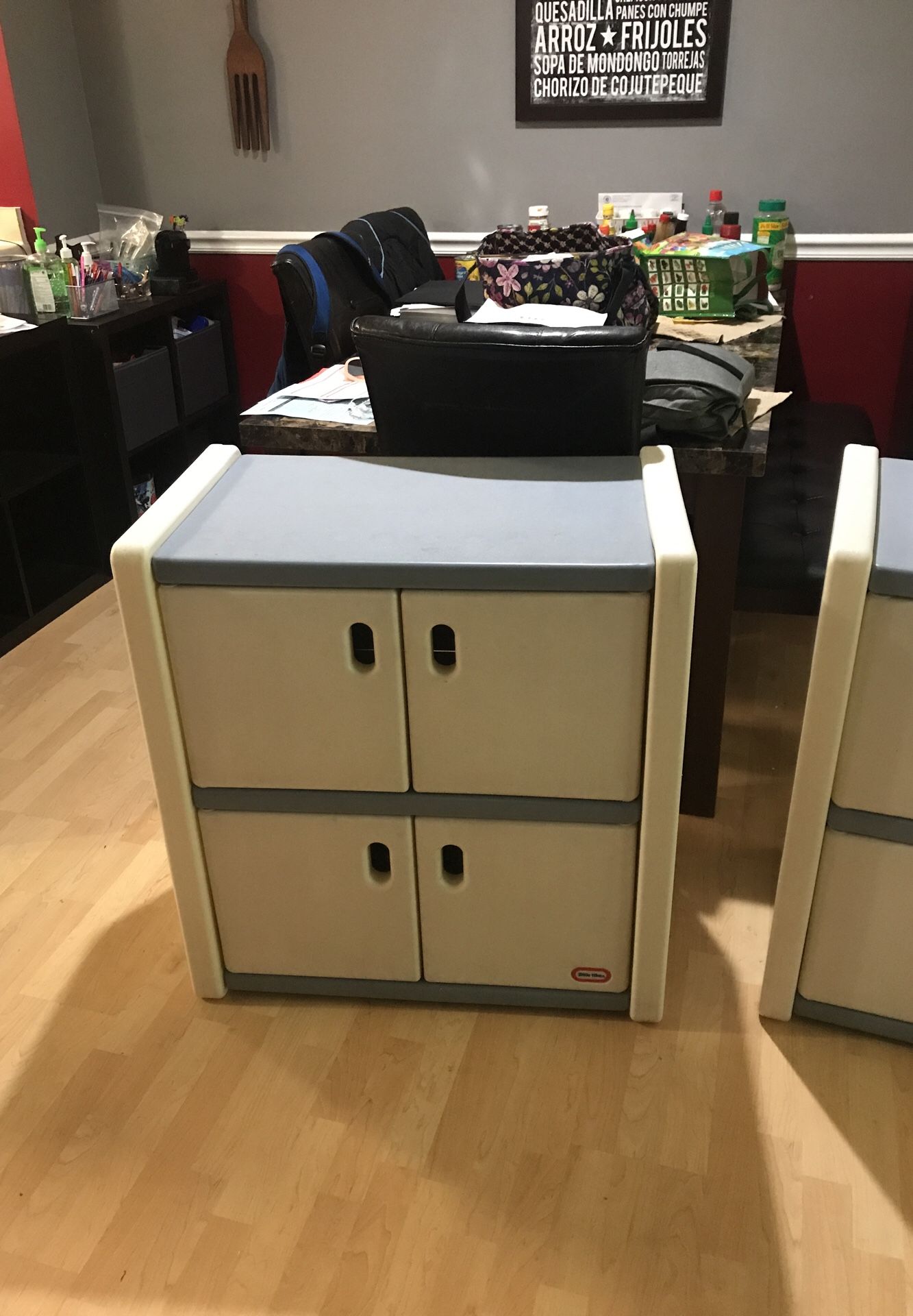 2- Little Tykes Toy Storage cabinets/chest