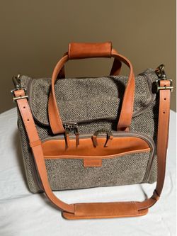 Hartmann Tweed/leather Carry-on bag