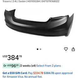 Bumper Honda Civic 2013 , 14 , 15