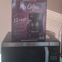 Coffees Pot And Microwave 